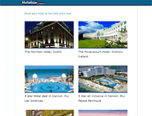 Tablet Screenshot of hotelsie.com